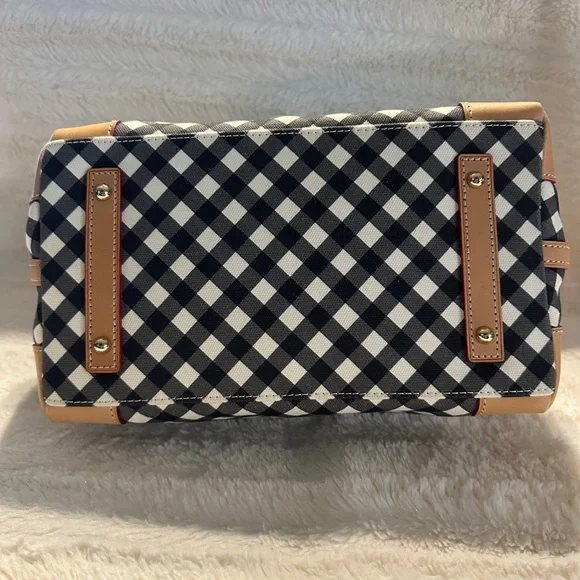 Rare Dooney & Bourke Gingham Audrey Satchel. EUC - Picture 2 of 10